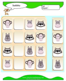 Sudoku Çocuk Bulmacaları